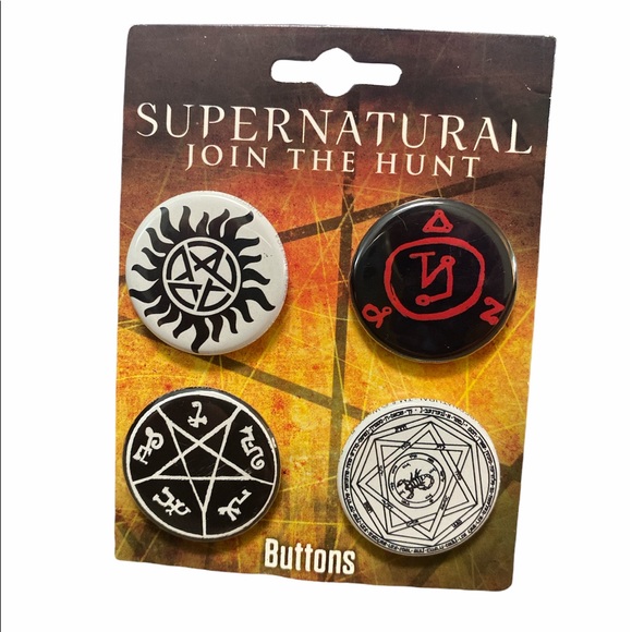 Supernatural Button Set - Picture 1 of 5